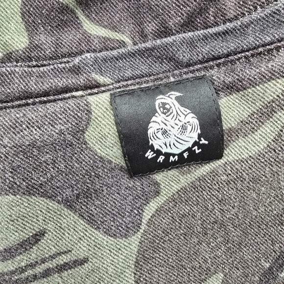 Qilo Men's WRMFZY Camo Leaf‎ Print Drawstring Waist Shorts Green Size Small - Picture 6 of 10